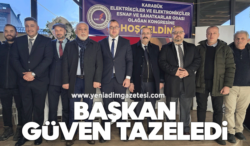 Başkan, güven tazeledi