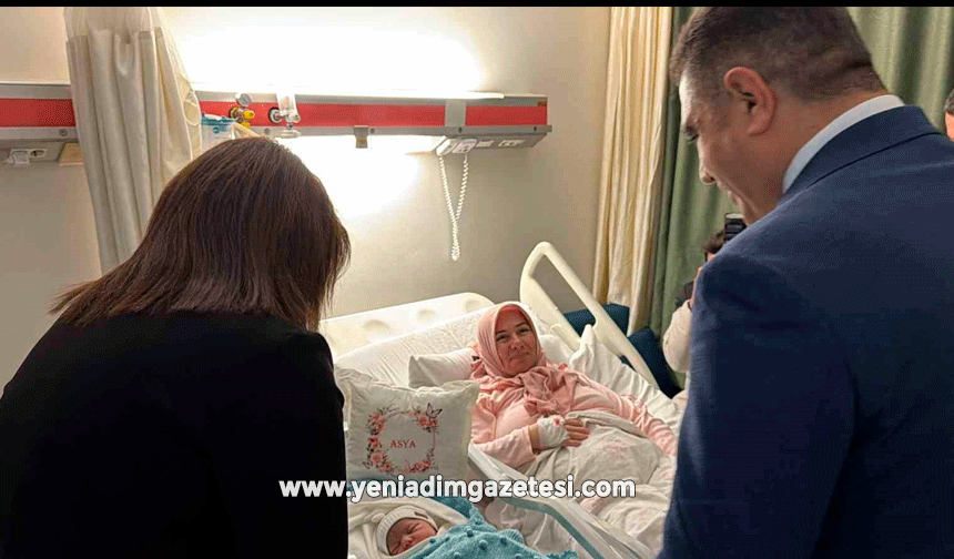 Düzce'de 2025 yılının son bebeği ve yeni yılın ilk bebeği aileleri heyecanlandırdı