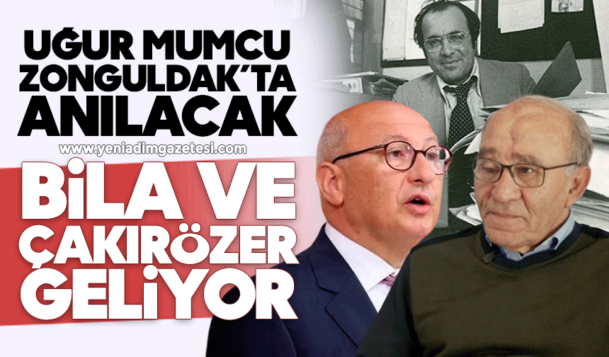 Uğur Mumcu Zonguldak’ta anılacak: Bila ve Çakırözer geliyor