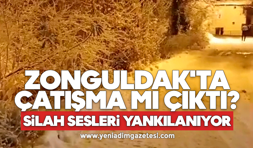 Zonguldak'ta çatışma mı çıktı: Silah sesleri yankılanıyor