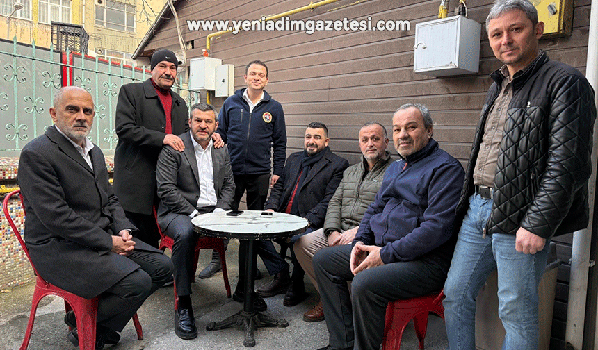 Başkan Çetinkaya Ankara Caddesi'nde esnaf ve vatandaşlarla buluştu