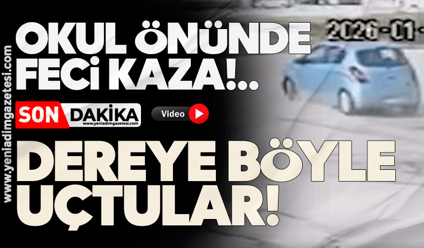 Okul önünde feci kaza: Çok sayıda yaralı var