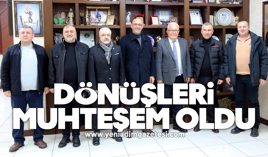 Dönüşleri muhteşem oldu