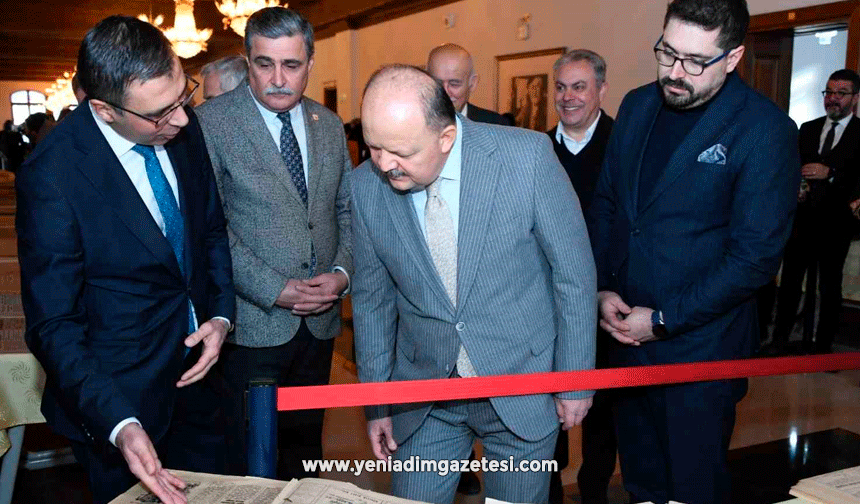 Gazetelerle Kastamonu tarihine ışık tutan sergi kapılarını açtı