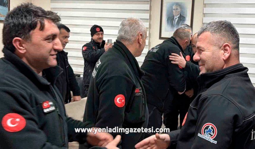 İtfaiyeciler ailelerinden uzakta yeni yıla girdi