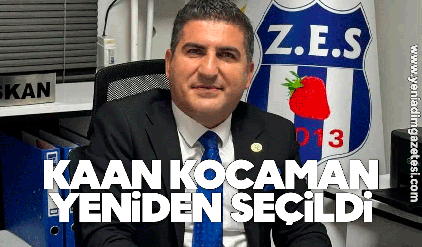 Kaan Kocaman yeniden seçildi