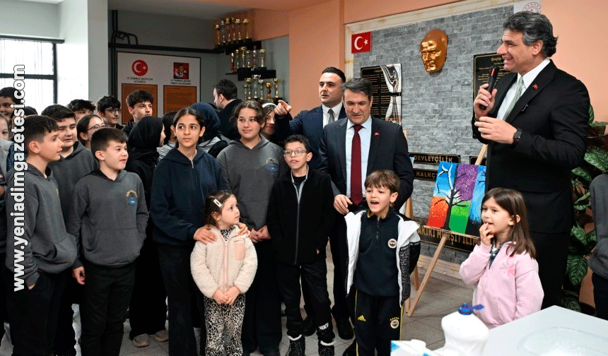 Kartepe Belediye Başkanı Kocaman, öğrencilerle bir araya geldi