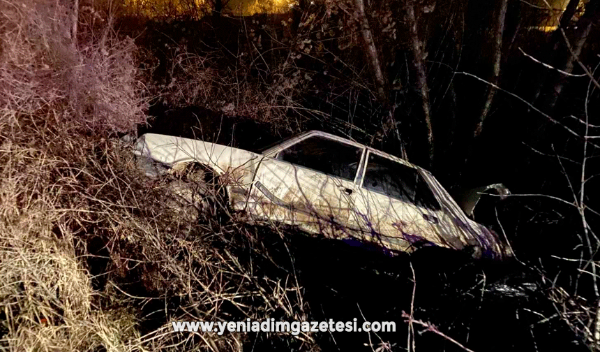 Kastamonu'da otomobil ağaca çarptı: 1 yaralı