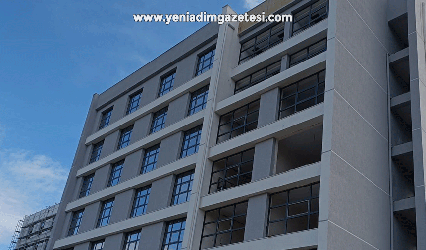 Karabük'te öğrenci yurdu inşaatında çalışmalar sürüyor