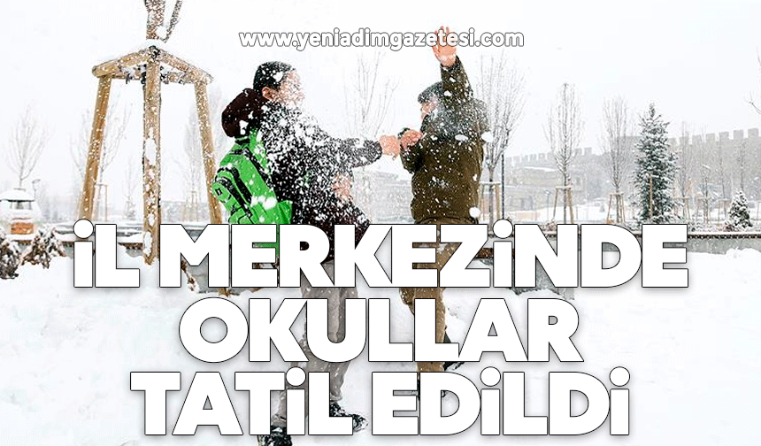 İl merkezinde taşımalı eğitime 1 gün ara verildi