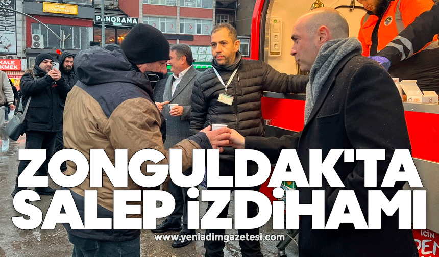 Zonguldak'ta salep izdihamı