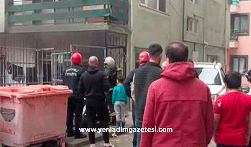 Tersane işçilerinin kaldığı evde yangın