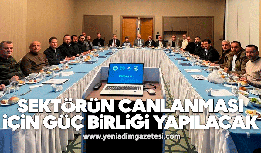Sektörün canlanması için güç birliği yapılacak