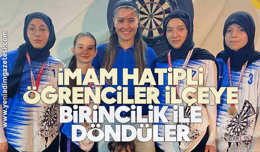 İmam Hatipli öğrenciler ilçeye birincilik ile döndüler
