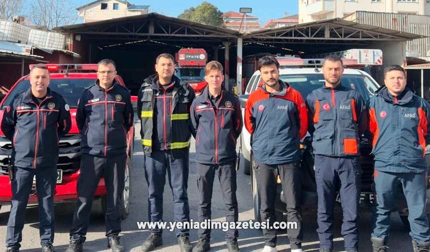 Kocaeli Büyükşehir İtfaiyesi, taşkın riskine karşı Edirne'de