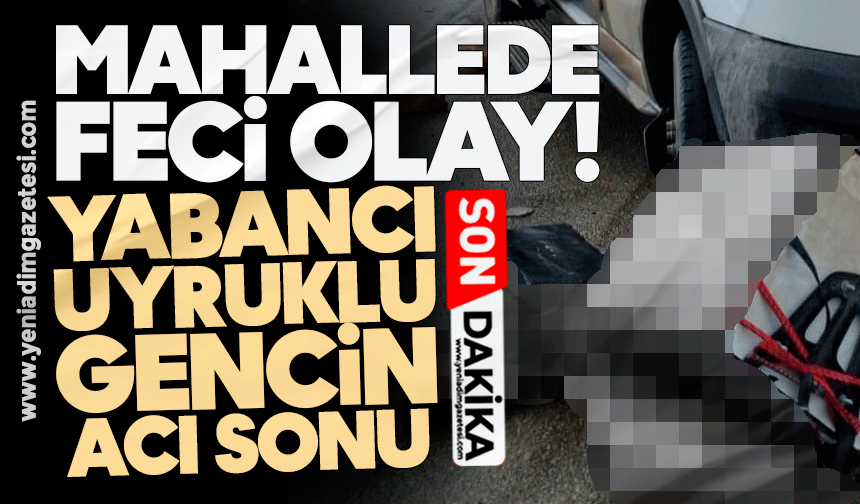 Mahallede feci olay! Motokuryenin acı sonu