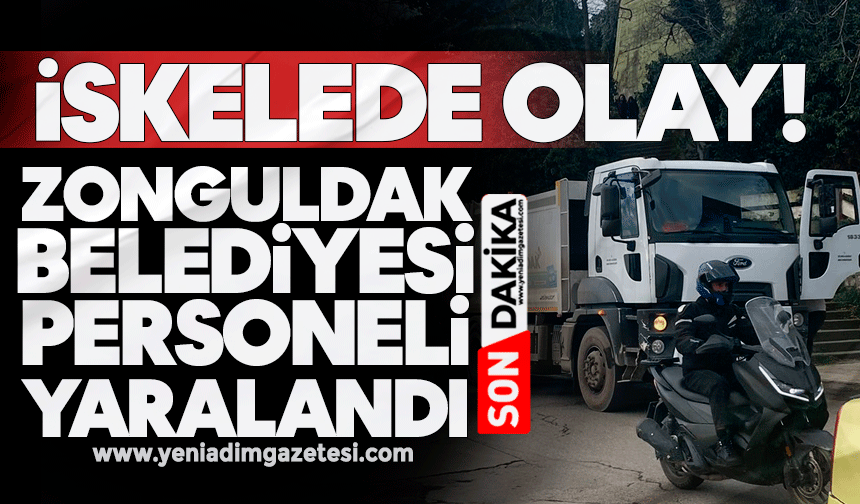 İskelede olay! Zonguldak Belediyesi personeli yaralandı