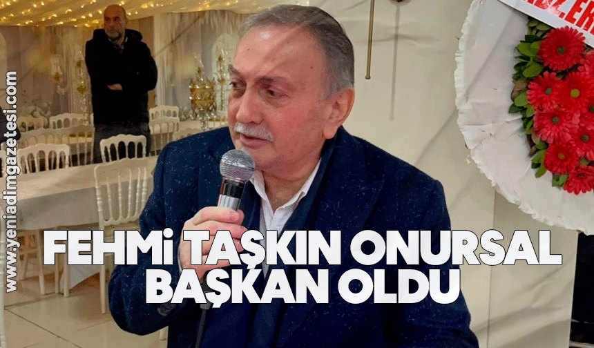 Fehmi Taşkın Onursal Başkan oldu