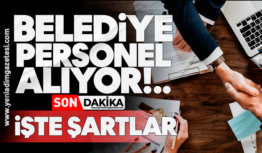 Belediye personel alıyor
