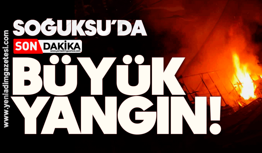 Soğuksu'da büyük yangın!