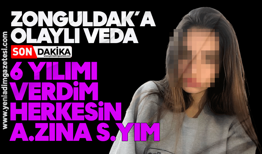 Zonguldak’a olaylı veda: 6 yılımı verdim, herkesin a.zına s.yım