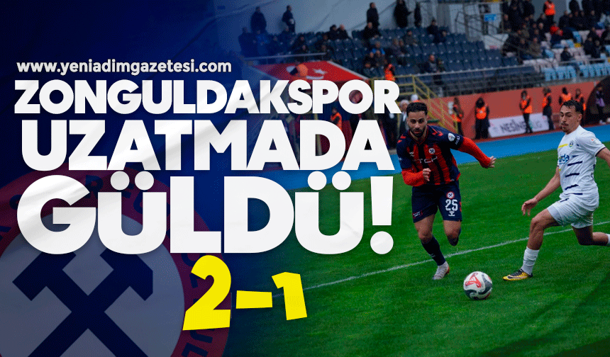 Zonguldak uzatmada güldü: 2-1