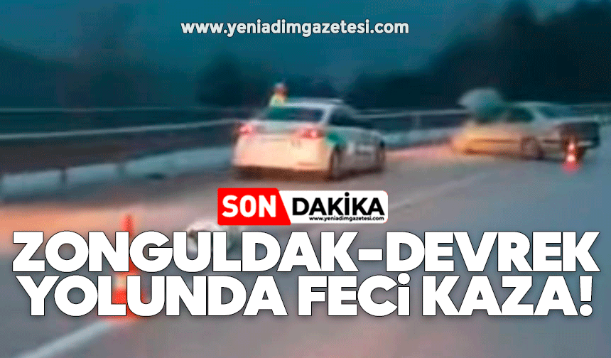 Zonguldak-Devrek yolunda feci kaza: 1 yaralı