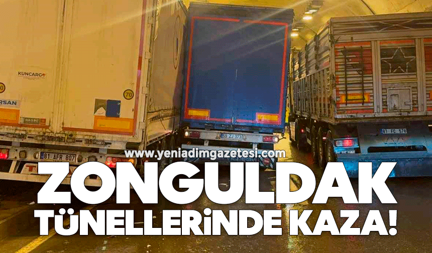 Zonguldak tünellerinde kaza!
