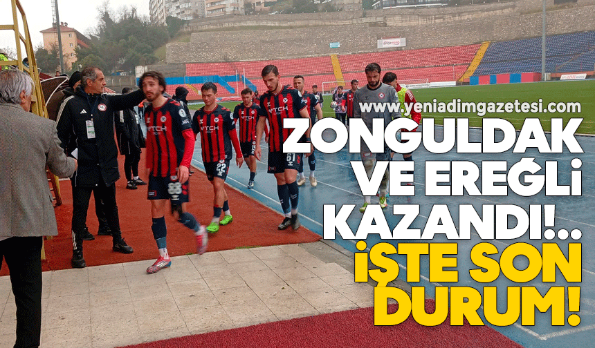 Zonguldak ve Ereğli kazandı: İşte son durum