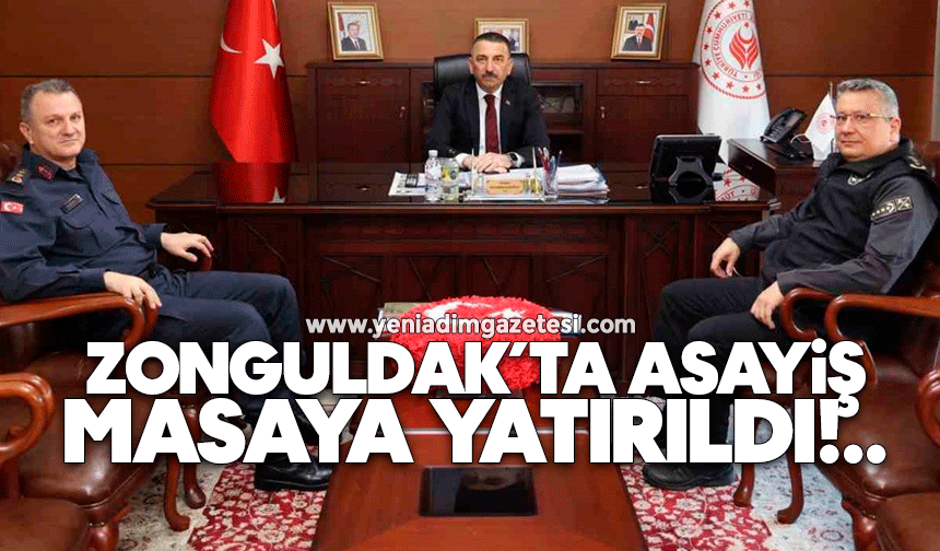 Zonguldak'ta asayiş ve güvenlik toplantısı gerçekleştirildi