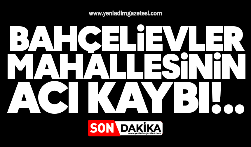 Bahçelievler'in acı günü