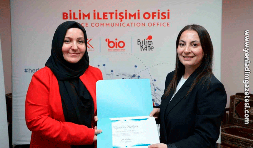 Bilim Kafe'de değerlerle liderlik ele alındı