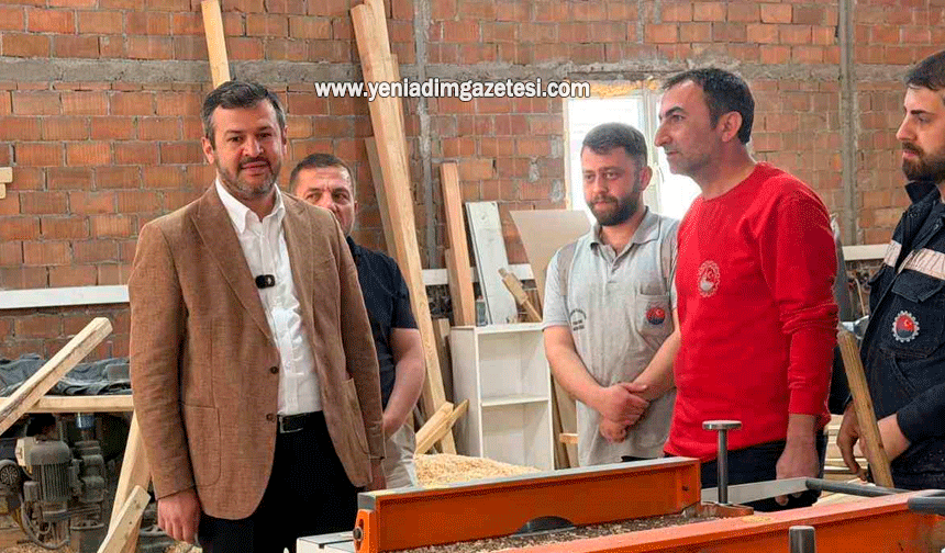 Başkan Çetinkaya'dan üretim hamlesi: Belediye marangozhanesinin kapasitesi 3 kat arttı