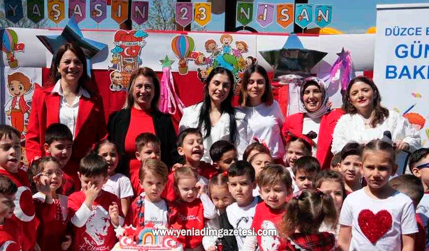 Çocuklar Gündüz Bakımevinde 23 Nisan büyük bir coşku ile kutladı
