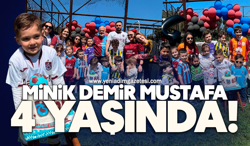 Minik Demir Mustafa 4 yaşında!
