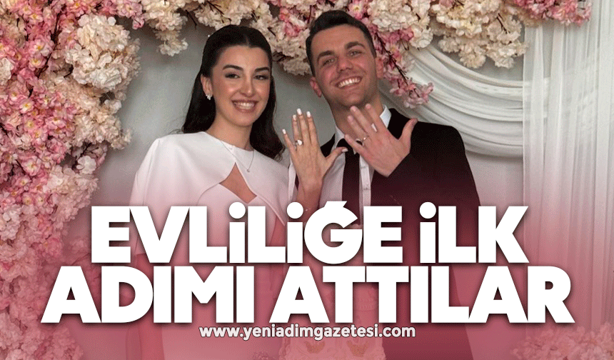 Evliliğe ilk adımı attılar