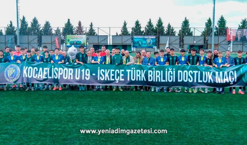 Kocaelispor U19 ile İskeçe Türk Birliği dostluk maçında karşılaştı