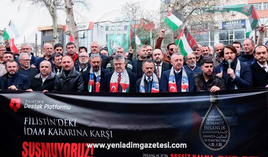 İsrail'in 'idam yasasına' karşı ortak ses