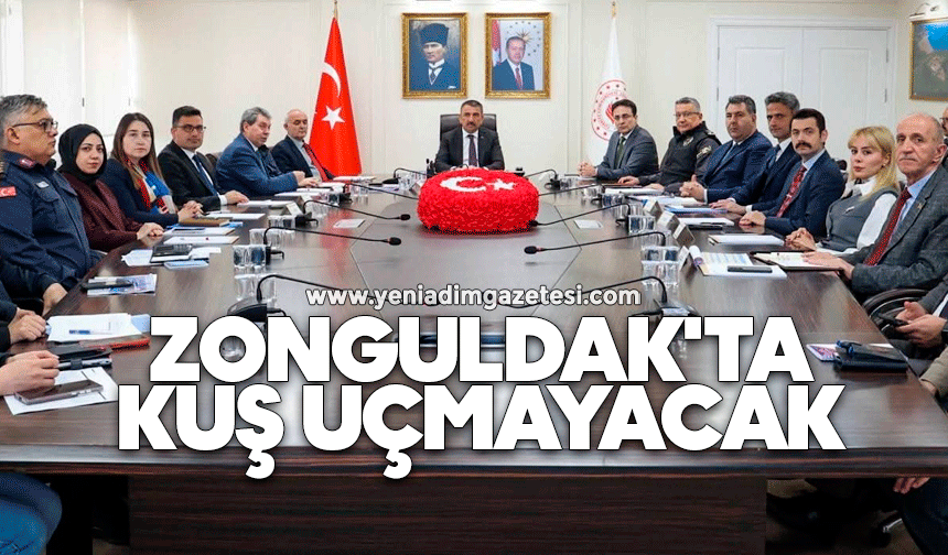Valilikte kritik toplantı! Zonguldak'ta kuş uçmayacak