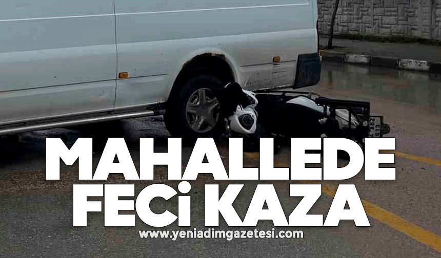 Mahallede feci kaza