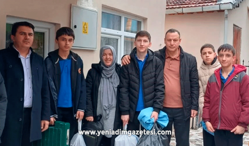 Meslek lisesi öğrencilerinden gönüllere dokunan davranış