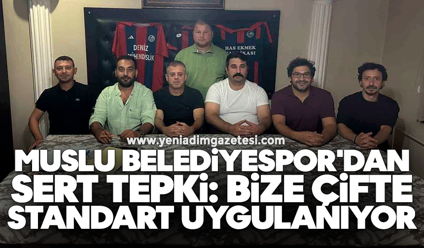 Muslu Belediyespor'dan sert tepki: Bize çifte standart uygulanıyor
