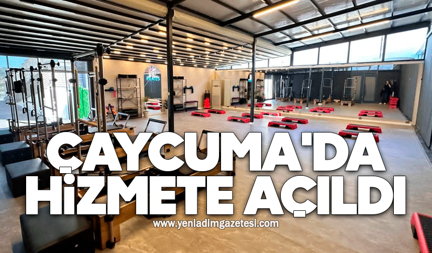 Çaycuma'da hizmete açıldı