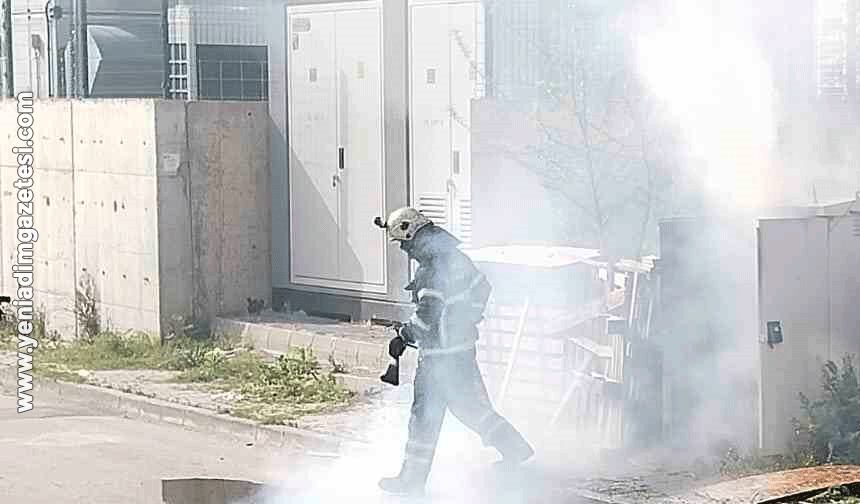 Trafo yangını paniğe neden oldu