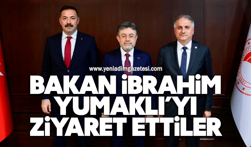 Bakan İbrahim Yumaklı’yı ziyaret ettiler