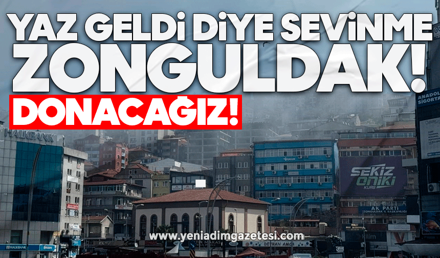 Yaz geldi diye sevinme Zonguldak! Donacağız…