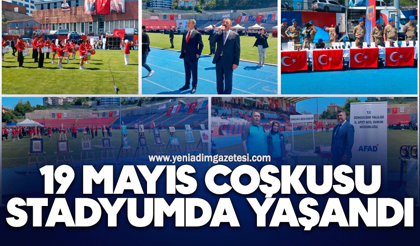 19 Mayıs coşkusu stadyumda yaşandı