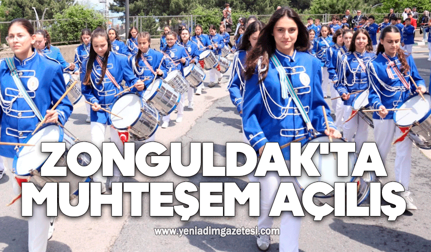Zonguldak'ta muhteşem açılış
