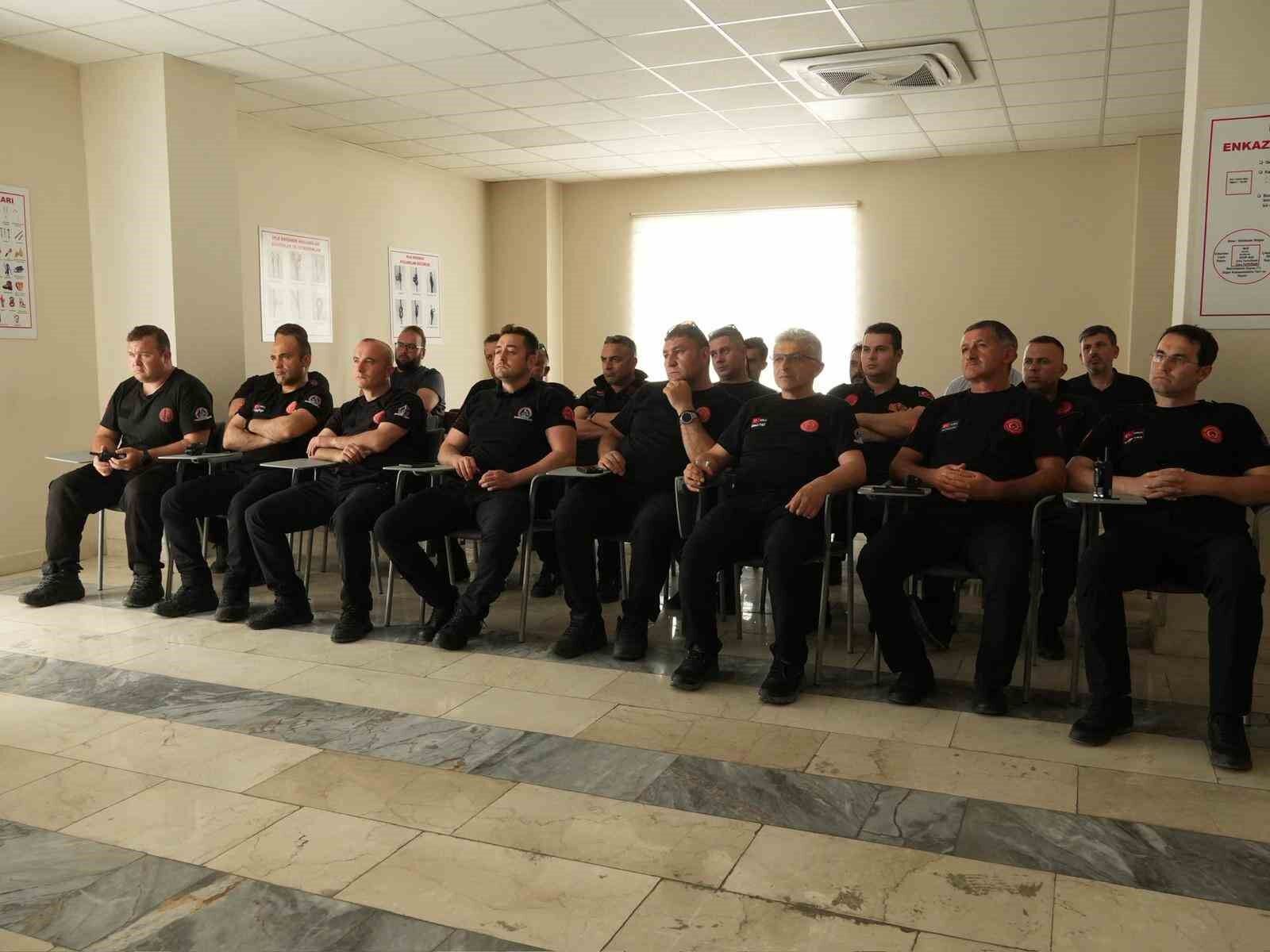 İtfaiye personeline doğalgaz eğitimi