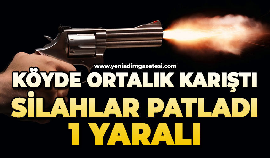 Köyde silahlı kavga: 1 yaralı